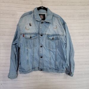 lei VINTAGE JEAN JACKET, SZ LARGE